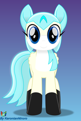 Size: 4000x5986 | Tagged: safe, artist:keronianniroro, oc, oc only, oc:lirara, species:pegasus, species:pony, my little pony: the movie (2017), clothing, female, latex, latex socks, looking at you, movie accurate, signature, smiling, socks, solo, vector