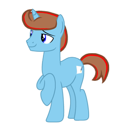 Size: 1536x1536 | Tagged: safe, artist:motownwarrior01, commissioner:bigonionbean, oc, oc:willy, species:pony, species:unicorn, original character do not steal, ponified