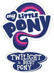 Size: 4160x5600 | Tagged: safe, artist:mamandil, edit, character:twilight sparkle, .svg available, absurd resolution, best pony, logo, logo edit, my little pony logo, simple background, title card, transparent background, truth, vector