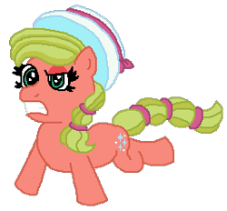 Size: 267x248 | Tagged: safe, artist:drypony198, species:earth pony, species:pony, episode:spike at your service, g4, my little pony: friendship is magic, clothing, cowboys and equestrians, hat, mad (tv series), mad magazine, maplejack, sun hat
