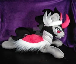Size: 1279x1076 | Tagged: safe, artist:doctorkoda, character:king sombra, species:pony, irl, photo, plushie, solo