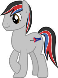 Size: 1024x1369 | Tagged: safe, artist:jeremeymcdude, oc, oc:pittre/phase 3, species:earth pony, species:pony, amtrak, male, railroad, simple background, solo, transparent background, vector