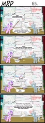 Size: 800x2153 | Tagged: safe, artist:umneem, character:diamond tiara, character:dinky hooves, character:silver spoon, species:earth pony, species:pony, comic:my rational pony, :o, comic, confused, dialogue, explicit series, eye contact, fancy mathematics, female, filly, frown, glare, graph, grin, gritted teeth, hoof hold, looking at each other, math, open mouth, peeking, pointer, pointing, raised eyebrow, smiling, speech bubble, stock market, text, when you see it