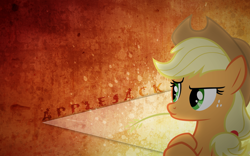 Size: 1920x1200 | Tagged: source needed, safe, artist:vexx3, edit, character:applejack, female, solo, vector, wallpaper, wallpaper edit