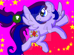 Size: 400x300 | Tagged: safe, artist:wolfspiritclan, oc, oc only, oc:ruby nights, species:pegasus, species:pony, original art, original character do not steal, solo