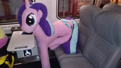 Size: 960x540 | Tagged: safe, artist:ponylover88, character:starlight glimmer, species:pony, bronycon, irl, photo, plushie