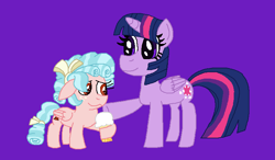 Size: 749x438 | Tagged: safe, artist:drypony198, character:cozy glow, character:twilight sparkle, character:twilight sparkle (alicorn), species:alicorn, species:pegasus, species:pony, a better ending for cozy, bow, cozybetes, cozylove, cute, female, filly, food, hair bow, ice cream