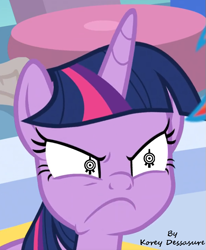 Size: 573x697 | Tagged: safe, artist:ponylover88, edit, edited screencap, screencap, character:twilight sparkle, character:twilight sparkle (alicorn), species:alicorn, species:pony, episode:the last problem, g4, my little pony: friendship is magic, code lyoko, cropped, female, photo, possessed, solo, xana