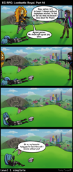 Size: 1280x3005 | Tagged: safe, artist:bredgroup, artist:dany-the-hell-fox, character:adagio dazzle, character:aria blaze, character:sonata dusk, comic:eg rpg lootbattle royal, my little pony:equestria girls, apex legends, comic, crossover, fortnite, half-life, half-life 2, heroes of might and magic 3, playerunknown's battlegrounds, weapon