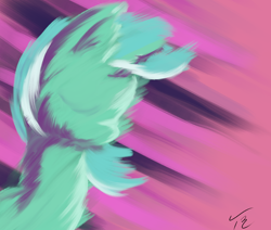 Size: 2358x2000 | Tagged: safe, artist:tunrae, character:lyra heartstrings, species:pony, species:unicorn, abstract