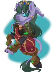 Size: 774x1032 | Tagged: safe, artist:itstaylor-made, species:pony, draenei, ponified, warcraft, world of warcraft
