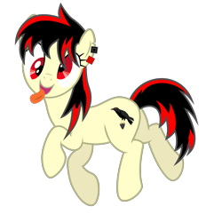 Size: 1920x1920 | Tagged: safe, artist:baumkuchenpony, oc, oc:raven fear, species:pony, .svg available, solo, svg, vector