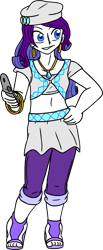 Size: 411x995 | Tagged: safe, artist:shennanigma, character:rarity, my little pony:equestria girls, 2000s, cellphone, commission, commissioner:sonicdom7, female, flip phone, phone, solo