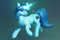 Size: 3000x2000 | Tagged: safe, artist:angusdra, oc, oc only, species:pony, species:unicorn, glowing horn, horn, solo