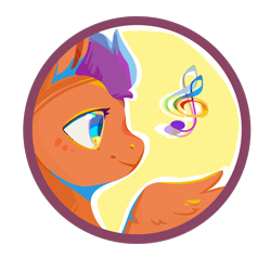 Size: 3000x3000 | Tagged: safe, artist:angusdra, oc, oc only, species:pegasus, species:pony, avatar, circle, simple background, solo, transparent background