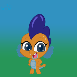 Size: 1500x1500 | Tagged: source needed, safe, artist:darnelg, oc, oc:fisher, my little pony:pony life, recolor, trace