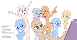 Size: 2751x1434 | Tagged: safe, artist:doraair, oc, oc only, episode:i'm on a yacht, g4, my little pony: equestria girls, my little pony:equestria girls, spoiler:eqg series (season 2), armpits, bald, base, breasts, cellphone, crossed arms, dreamworks face, featureless breasts, female, grin, phone, pointing, pose, selfie, smartphone, smiling, smirk, text