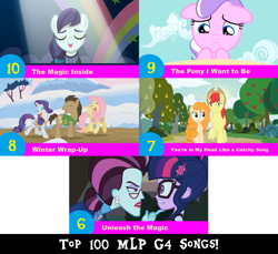 Size: 1704x1560 | Tagged: safe, artist:don2602, edit, edited screencap, screencap, character:bright mac, character:coloratura, character:diamond tiara, character:doctor whooves, character:fluttershy, character:pear butter, character:principal abacus cinch, character:rarity, character:time turner, character:twilight sparkle, character:twilight sparkle (scitwi), species:earth pony, species:eqg human, species:pegasus, species:pony, species:unicorn, episode:crusaders of the lost mark, episode:the mane attraction, episode:the perfect pear, episode:winter wrap up, equestria girls:friendship games, g4, my little pony: equestria girls, my little pony: friendship is magic, my little pony:equestria girls, apple, apple tree, clothing, eyes closed, glasses, looking at each other, looking down, multiple characters, musical instrument, pear tree, piano, school uniform, teary eyes, the magic inside, the pony i want to be, top 100 mlp g4 songs, tree, unleash the magic, winter, winter wrap up (event), winter wrap up song, winter wrap up vest, you're in my head like a catchy song