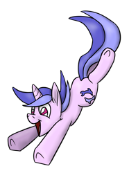Size: 2409x3231 | Tagged: safe, artist:timsplosion, character:sea swirl, species:pony, species:unicorn, background pony, commission, female, happy, leaping, mare, simple background, smiling, solo, transparent background