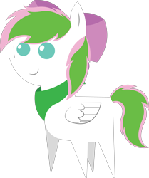 Size: 4831x5788 | Tagged: safe, artist:cosmiceclipsed, oc, oc only, oc:star tracer, species:pegasus, species:pony, bandana, bow, clothing, pointy ponies
