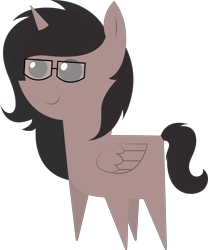 Size: 4789x5764 | Tagged: safe, artist:cosmiceclipsed, oc, oc only, oc:celeste, species:alicorn, species:pony, alicorn oc, glasses, pointy ponies, simple background, solo, transparent background