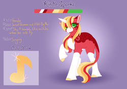 Size: 3500x2454 | Tagged: safe, artist:clay-bae, oc, oc:kindle sparks, parent:big macintosh, parent:sunset shimmer, parents:shimmermac, species:classical unicorn, species:pony, species:unicorn, body freckles, female, freckles, leonine tail, mare, offspring, solo, unshorn fetlocks