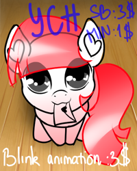 Size: 400x500 | Tagged: safe, artist:thanhvy15599, oc, oc only, species:pony, auction, auction open, commission, letter, solo, ych example, ych sketch, your character here