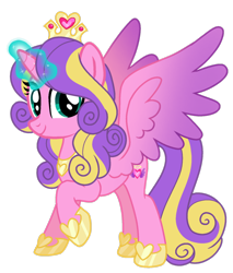 Size: 1384x1621 | Tagged: safe, artist:awoomarblesoda, character:princess skyla, species:alicorn, species:pony, female, magic, magic aura, older, simple background, solo, transparent background
