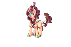 Size: 6000x4000 | Tagged: safe, artist:coco-drillo, oc, oc only, oc:nouth, species:kirin, accessories, colourful, commission, cute, glasses, kirin oc, male, simple background, solo, transparent background