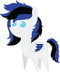 Size: 5188x6274 | Tagged: safe, artist:cosmiceclipsed, derpibooru original, oc, oc only, oc:black ice, species:pegasus, species:pony, cutie mark, female, mare, pegasus oc, pointy ponies, simple background, solo, transparent background, wings
