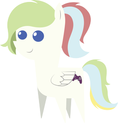 Size: 5603x5856 | Tagged: safe, artist:cosmiceclipsed, derpibooru original, oc, oc only, oc:gamer beauty, species:pony, female, mare, pointy ponies, simple background, solo, transparent background, wings