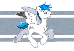 Size: 1431x998 | Tagged: safe, artist:hellishprogrammer, oc, oc only, oc:jeremy, species:pegasus, species:pony, male, simple background, snow, snowflake, solo, stallion, tongue out, transparent background