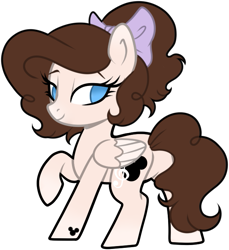 Size: 643x701 | Tagged: safe, alternate version, artist:sweethearttarot, base used, oc, oc:lucid lullaby, species:pegasus, species:pony, simple background, solo, transparent background