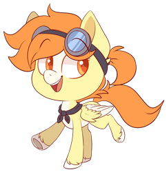Size: 2517x2605 | Tagged: safe, artist:jetjetj, part of a set, oc, oc only, oc:avery, species:pegasus, species:pony, cute, female, goggles, mare, simple background, solo, transparent background, two toned wings, wings, ych result
