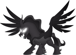 Size: 2510x1834 | Tagged: safe, artist:poseidonathenea, character:pony of shadows, commissioner:reversalmushroom, male, simple background, solo, transparent background