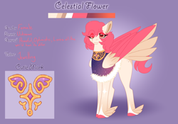 Size: 3500x2454 | Tagged: safe, artist:clay-bae, oc, oc:celestial flower, species:pegasus, species:pony, female, mare, solo, tail feathers, two toned wings, wings
