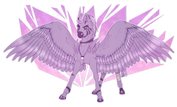Size: 900x545 | Tagged: safe, artist:sadelinav, oc, oc only, species:zebra, male, simple background, solo, spread wings, transparent background, wings, zebrasus