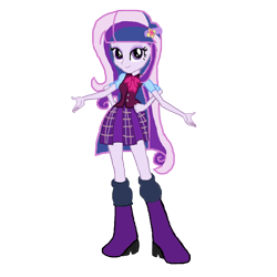 Size: 1152x1152 | Tagged: safe, artist:motownwarrior01, character:fleur-de-lis, character:twilight sparkle, character:twilight sparkle (alicorn), species:alicorn, species:pony, my little pony:equestria girls, female, fusion, gem fusion, multiple arms, simple background, solo, transparent background