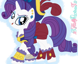 Size: 1024x854 | Tagged: safe, artist:xxfluffypachirisuxx, character:rarity, species:pony, my little pony: the movie (2017), female, pirate rarity, simple background, solo, transparent background