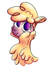 Size: 2249x3145 | Tagged: safe, artist:coco-drillo, community related, character:paprika paca, species:alpaca, them's fightin' herds, bust, chest fluff, colourful, ear fluff, female, looking at you, simple background, solo, transparent background