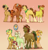 Size: 2000x2092 | Tagged: safe, artist:bunnari, character:apple bloom, character:apple brown betty, character:apple cobbler, character:applejack, character:big mcintosh, character:bright mac, character:grand pear, character:granny smith, character:oak nut, character:pear butter, character:uncle orange, oc, oc:alcahazar water, oc:barrel cactus, oc:cinnamon pear, oc:sweet spice, species:pony, apple family, apple family member, baby, baby pony, pear family, young granny smith, younger