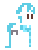 Size: 38x50 | Tagged: safe, artist:coco-drillo, oc, oc only, oc:froster dune, species:pony, species:unicorn, animated, clothing, commission, dancing, excited, jumping, pixel art, pixel art animation, rave, scarf, simple background, solo, transparent background