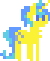 Size: 50x61 | Tagged: safe, artist:coco-drillo, oc, oc only, oc:dex, species:pony, species:unicorn, animated, blep, blepping, chest fluff, dancing, excited, jumping, pixel art, pixel art animation, rave, simple background, solo, tongue out, transparent background