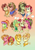 Size: 1200x1700 | Tagged: safe, artist:bunnari, character:apple rose, character:aunt orange, character:auntie applesauce, character:babs seed, character:goldie delicious, character:granny smith, character:happy trails, character:pokey oaks, character:prairie tune, character:sew 'n sow, character:sunflower, oc, oc:lemon liqueur, species:pony, apple family member, bust, portrait, young apple rose, young goldie delicious, young granny smith, younger