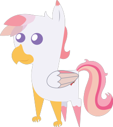 Size: 5164x5816 | Tagged: safe, artist:cosmiceclipsed, derpibooru original, oc, oc only, oc:foxxy hooves, species:classical hippogriff, species:hippogriff, female, hippogriff oc, pointy ponies, simple background, solo, transparent background, wings