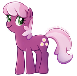 Size: 641x628 | Tagged: safe, artist:tsurime, character:cheerilee, species:earth pony, species:pony, cheeribetes, cute, female, mare, simple background, solo, white background