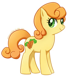 Size: 666x725 | Tagged: safe, artist:tsurime, character:carrot top, character:golden harvest, species:earth pony, species:pony, female, mare, simple background, solo, white background