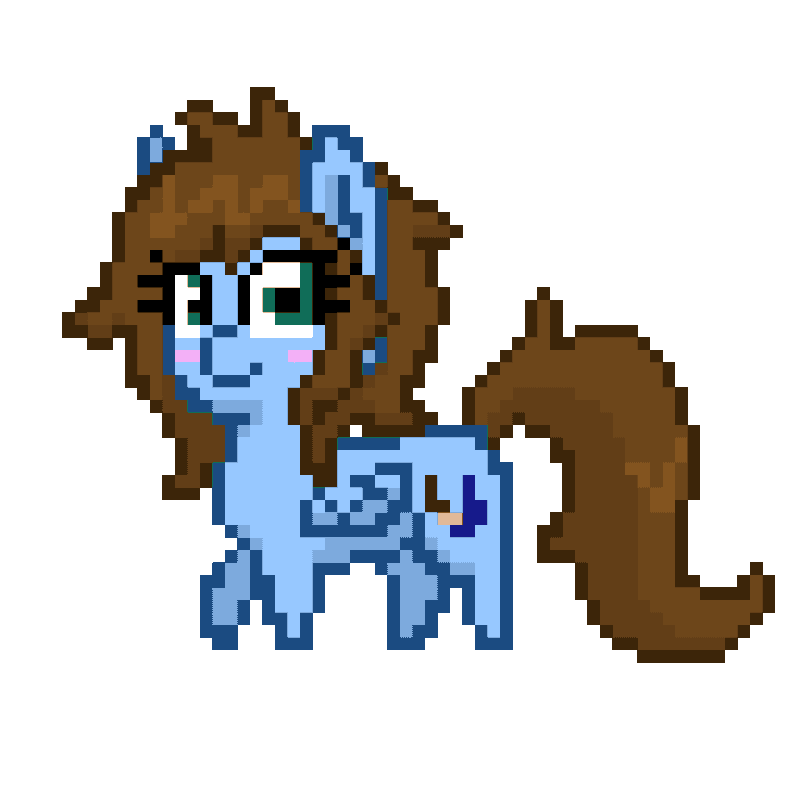 Size: 800x800 | Tagged: safe, artist:shinycyan, oc, oc only, oc:shinycyan, species:pegasus, species:pony, animated, chibi, gif, idle animation, pixel art, simple background, solo, sprite, transparent background