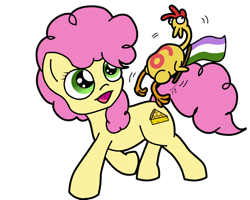 Size: 1024x820 | Tagged: safe, artist:tunrae, character:boneless, character:li'l cheese, species:earth pony, species:pony, episode:the last problem, g4, my little pony: friendship is magic, boneless 6, colt, cutie mark, gender headcanon, genderqueer, genderqueer pride flag, male, pride, pride flag, simple background, solo, transparent background