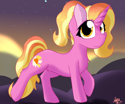 Size: 2834x2362 | Tagged: safe, artist:jubyskylines, character:luster dawn, species:pony, species:unicorn, female, looking at you, mare, solo